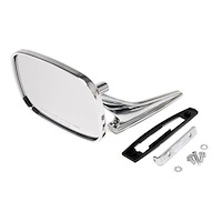 Non-Remote Square Door Mirror 1968-1969 Chevy Camaro