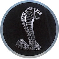 ACC-TIFFANY-EMB Official Shelby Tiffany Snake Key Fob Emblem