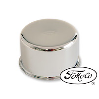 Oil Filler Cap Push-On for 1964-1968 Ford Mustang [Chrome Steel]