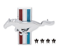 C5ZZ-16229-B Fender Emblem, Pin On, Running Horse , Driver Side