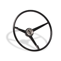 Standard Steering Wheel for 1965-1966 Ford Mustang [16 in. Black]