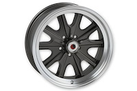 LW90-70854B HB45 Wheel [Size: 17"x8"] Charcoal/Machined Finish