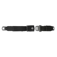 SB-BK-68-C 68-70 Concours Deluxe Black Seat Belt