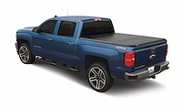 Latitude Soft Folding Tonneau Cover for 2014-2019 Chevrolet Silverado/GMC Sierra 1500, 2500 HD, 3500 HD [Bed Length: 6 1/2 ft.]