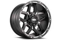 GD07-Series Wheel, Size: 18 x 9 in., Bolt Pattern: 6 x 135/139.70 mm, Offset: -12 mm [Matte Black/Milled]