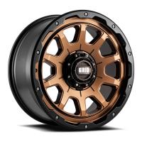 GD15-Series Wheel, Size: 20 x 9 in., Bolt Pattern: 6 x 120 mm, Offset: -12 mm [Matte Bronze w/Black Lip]