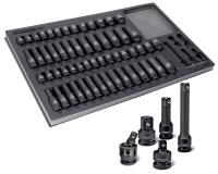 63-Piece Pro-Tech 1/2 in. Drive Impact Socket Set