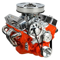 SCB02M Basic-Series Pulley Kit for Small Block Chevy, Dual Belt, Alternator Only [Machined]