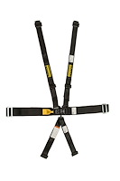 SR 76760H LatchLink-III Harness, Pull Down Left & Right, 2 in. Shoulders, 6-Point V Sub [Black]