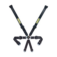 SR 91152PU B-5 SFI 16.1 Profi 2x2 Harness, Pull Up, Bolt-On 5-Point Subs [Black]