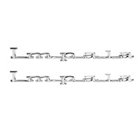2646 Rear Quarter Panel Emblem 1967 Chevy Impala