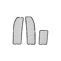 4511 Cowl Grille Set 1968-72 Chevy Chevelle