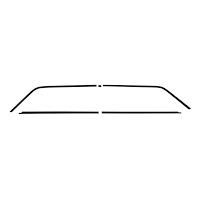 4819 Rear Window Trim Set 1964-67 Chevy El Camino