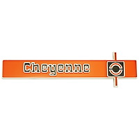 9682 1975-1980 Chevy Full Size Truck Cheyenne Dash Emblem
