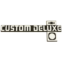 9688 Custom Deluxe Dash Emblem for 1981-1987 Chevy Full Size Truck