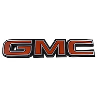 9873 Tailgate Trim Panel Emblem 1981-1987 GMC C/K Series Truck, Jimmy "GMC"
