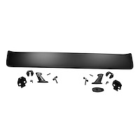 MP108B 71-74 Barracuda Licensed Mopar Organosol Black Gull Wing Spoiler, Complete Kit