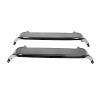 MPA17PC 1969-1972 Mopar A/B-Body Twin Hood Scoop Chrome Bezels Only, Right and Left Hand