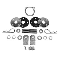 MPHP113KSZ 1970-1971 Duster/Scamp 13" Stainless Steel Hood Pin Kit