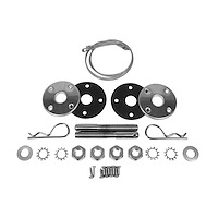 MPHP123KS 1969-1974 Mopar Licensed 23" Stainless Steel Hood Pin Kit