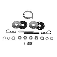 MPHP125KSZ 1969-1974 Mopar 25" Stainless Steel Hood Pin Kit