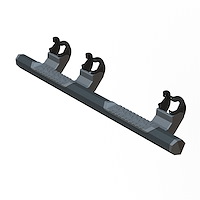 OCTA Series Nerf Bar, Fits Select Ford F-150, Aluminum [Black Powder Coat Finish]