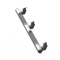 OCTA Series Nerf Bar, Fits Select Toyota Tacoma, Aluminum [Premium Chrome Finish]