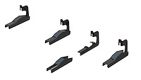 T3 Running Board Mounting Bracket, Fits Select GM, Steel [Black Powder Coat Finish]