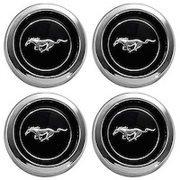 Pony Logo Center Caps For Magnum 500 Ford Wheels