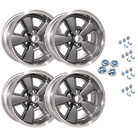 FSWS4 5-Spoke Rally Staggered Wheel Kit [Size: 17" x 8"/9"]