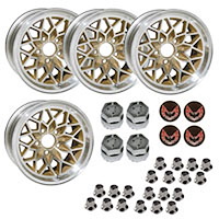 GSF158KR Snowflake Wheel Kit [Size: 15" x 8"] Finish: Gold