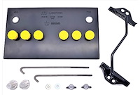 OEM-Style Group 27 Battery Topper Kit for Select 1966-1969 Mopar A-Body [Yellow]