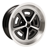 MMW178BLK Magnum Wheel [Size: 17" x 8"] Finish: Black Powder Coated w/Machined Lip
