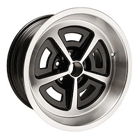 MMW179BLK Magnum Wheel [Size: 17" x 9"] Finish: Black Powder Coated w/Machined Lip