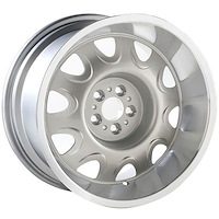 MRW179SLV Mopar Rallye Wheel [Size: 17" x 9"] Finish: Silver Powder Coated w/Machined Lip