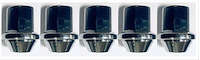 Bulge Acorn Seat Lug Nuts [1/2 in.-20] Chrome