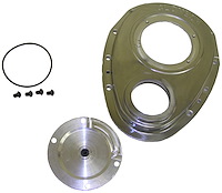 9-221 SB-Chevy Quick Button Timing Cover Built-in Cam Button