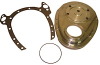 9-226 SB-Chevy Quick Button Timing Cover " Rocket Block" With Raised Cam