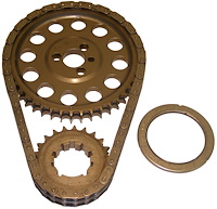 9-3500TX9 Street Billet True Roller 9-Keyway Timing Chain 1955-96 Chevy: Small Block and V6