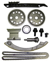 Timing Chain Kit with Dual Camshaft Sprockets [Steel Construction]