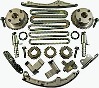 9-4226SVVT Engine Timing Chain Kit w/VVT Sprockets for 2007-2011 Ford 3.5L, 3.7L V6 Engines
