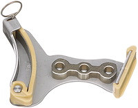 Timing Chain Tensioner with Activation Pin [Nylon and Steel, White/Gray]
