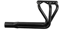 BER100-BEC Sprint-Style Roadster Header, Buick V6, 26 in. Length Turnout Length [Black Satin Ceramic Coating]
