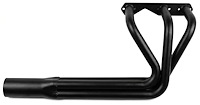 BER10036-BEC Sprint-Style Roadster Header, Buick V6, 36 in. Length Turnout Length [Black Satin Ceramic Coating]
