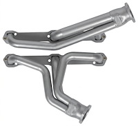 CAD390-SEC Shorty Header Set, 1965-1970 Cadillac Coupe DeVille 390-429ci [Silver Ceramic Coating]