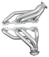 CC17-SEC Shorty Header Set, 68-72 Chevy Chevelle/El Camino, 70-81 Chevy Camaro, 67-87 GM Truck w/SBC [Silver Ceramic Coating]