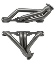 CC56-P Shorty Header Set, 1955-1957 Chevy Cars w/Small Block Chevy, Straight Plug [Raw/Unfinished]