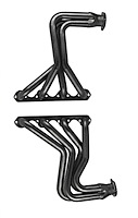 F302-P Full-Length Header Set, Small Block Ford 221-302ci [Raw/Unfinished]