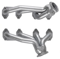 FF390-SEC Shorty Header Set, 1960-1964 Ford/Mercury Full-Size Cars w/Ford 332-428 FE [Silver Ceramic Coating]