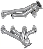 FF391-SEC Shorty Header Set, 1965-Later Ford/Mercury Full-Size Cars w/Ford 332-428 FE [Silver Ceramic Coating]